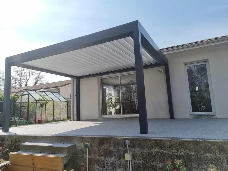 chantier pergolas